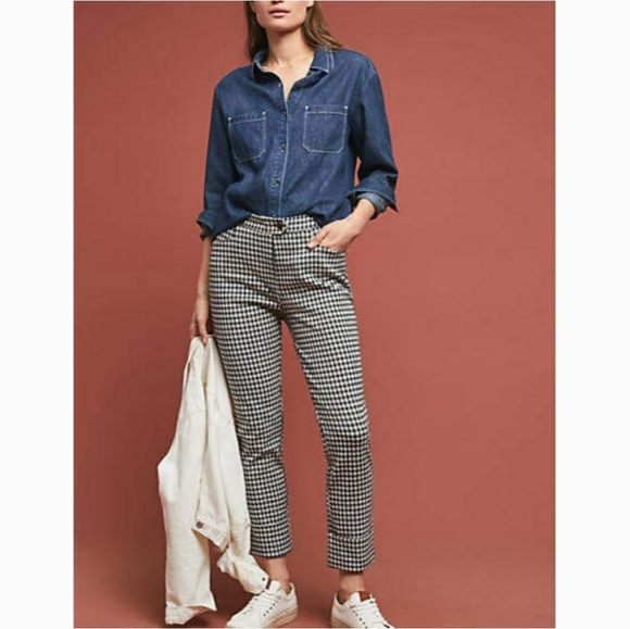 anthropologie essential crop flare